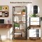 Costway 1/2 PCS 5-Tier Bookshelf Bookcase with Metal Frame & Dual Anti-Tipping Kits Storage Rack
